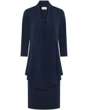 Gina Bacconi Golda Dress And Jacket - Blue