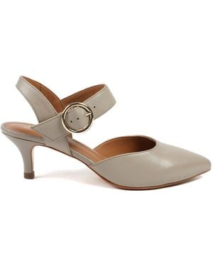 Jones Bootmaker Yohanna Leather Court Shoes - Metallic