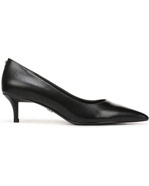 Sam Edelman Summer Regular Fit Point Toe Kitten Heel Court Shoes - Black