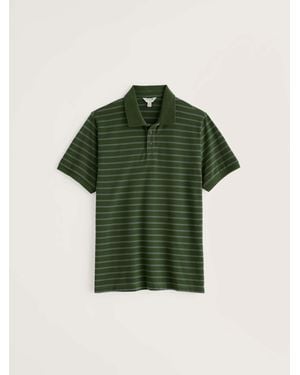 Seasalt Cornwall Balefire Gestreiftes Poloshirt - Grün
