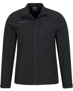 Mountain Warehouse Grasmere Showerproof Softshell Jacket - Black