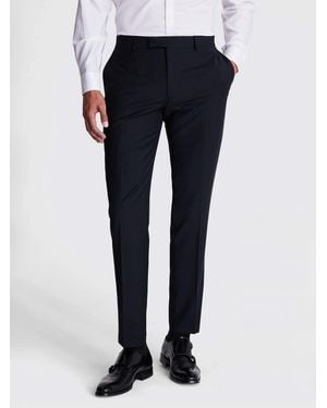 DKNY Slim Fit Performance Suit Pants - Blue