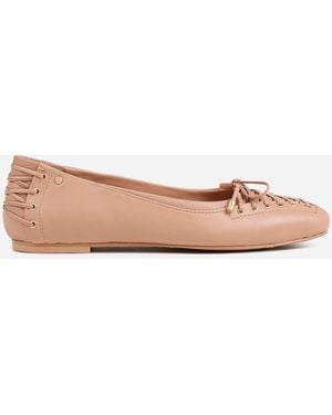 Bronx Serajaa Leather Loafers - Pink