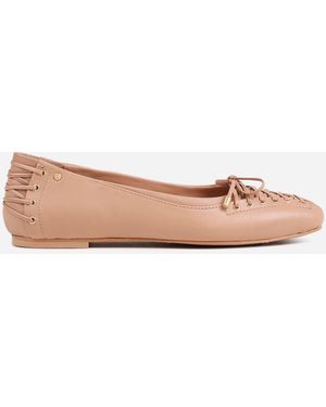 Bronx Serajaa Leather Loafers - Pink