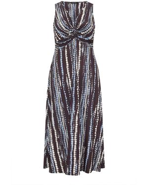 Evans Knot Front Dress - White