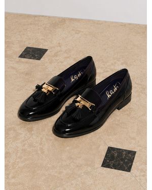 Lipsy Standard Fit Almond Toe Tassel Workwear Loafers - Blue