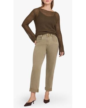 NYDJ Kasey Stovepipe Ankle Jeans - Natural