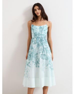Phase Eight Velicia Floral Dress - Blue