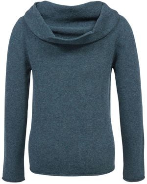 Celtic & Co. Supersoft Collared Slouch Jumper - Blue