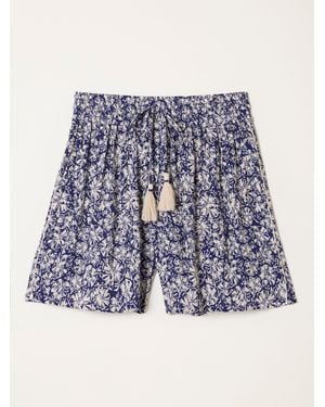 FatFace Fiona Flippy Shells Shorts - Blue