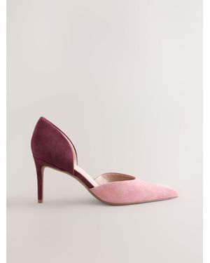 Next Forever Comfort Two Part Point Toe Heels - Pink