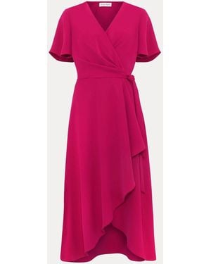 Phase Eight Julissa Wrap Dress - Pink