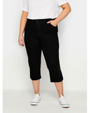 Evans Cropped Jeans - Black