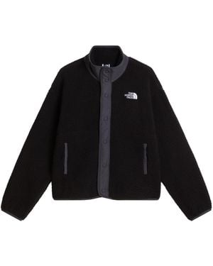 The North Face The North Face Cragmont Popper Front Fleece Jacket - Black