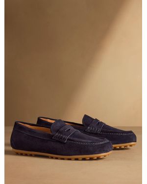 Russell & Bromley Stapeley Loafers - Blue