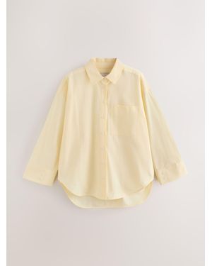 Nothing Ordinary Pure Cotton Relaxed Shirt - Natural