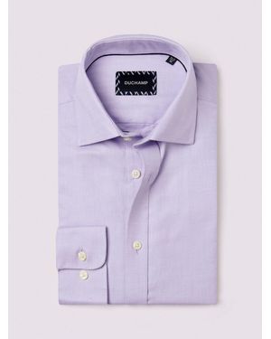 Duchamp Royal Twill 100% Cotton Shirt - Purple
