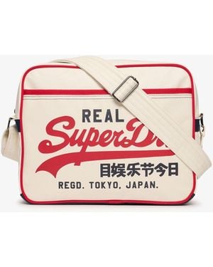 Superdry Off Retro Alumni Messenger Bag - Red