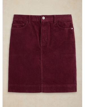 White Stuff Tia Cord Skirt - Purple
