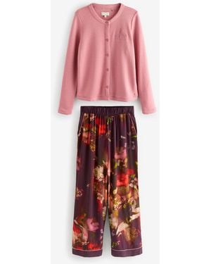 Ted Baker Bird Cardigan Pyjamas - Pink
