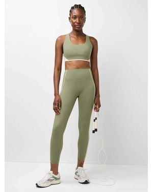 Sweaty Betty 7/8 Length Power Ultrasculpt Piping Leggings - Green