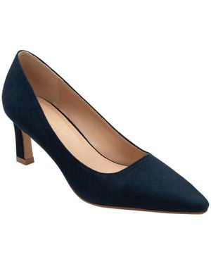 Lotus Heeled Pump Court Shoe - Blue