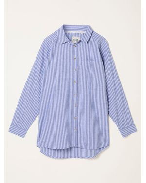 FatFace Fatface Bessie Petite Stripe Shirt - Blue