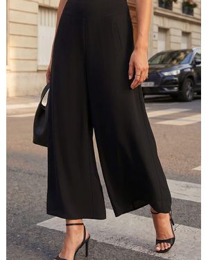Roman Palazzo Culottes - Black