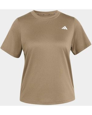 adidas Workout Essentials Crew Neck T-Shirt - Natural