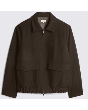 Moss Blouson Jacket - Brown