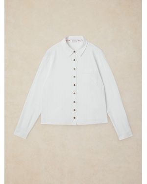 White Stuff Tilly Textured Shirt - Natur