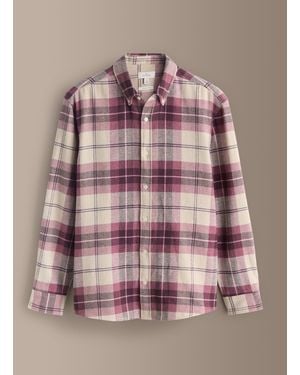 Next Signature Long Sleeve Check Shirt - Pink
