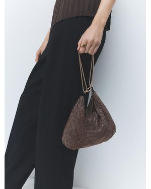 Next Chocolate Sparkle Shoulder Bag - Black