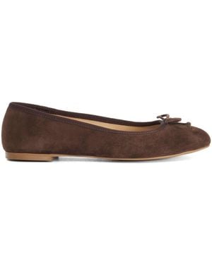 Dune Wf Helenne Ballet Pumps - Brown