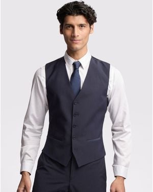 Ted Baker Premium Panama Waistcoat - Blue