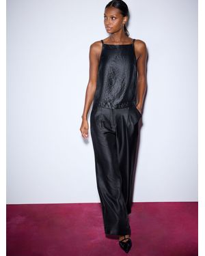 Next Super Wide Pants - White