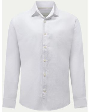 Peckham Rye Grove Linen Blend Shirt - White