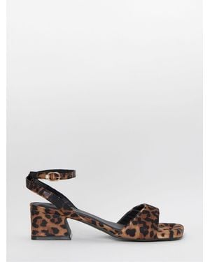 Simply Be Extra Wide Fit Barely There On Low Block Heels - Multicolor