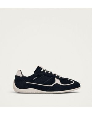 Alohas Tb.91 Suede Leather Sneakers - Blue