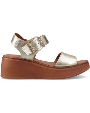 Hush Puppies Beatrix Nubuck Wedge Sandal - Brown