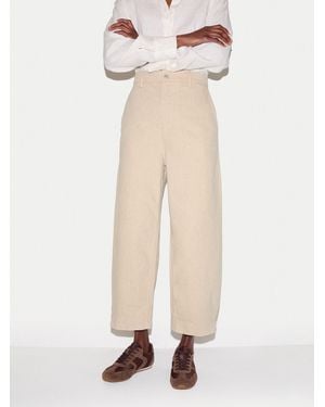 Jigsaw Kensington Barrel Leg Jeans - Natural
