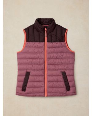 White Stuff Rhea Quilted Gilet - Pink