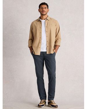 White Stuff Sutton Slim Chino Pants - Natural