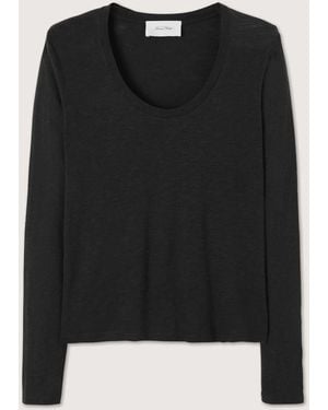 American Vintage Jacksonville Scoop T-Shirt - Black