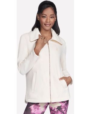 Skechers Gosnuggle Tunic Jacket - White