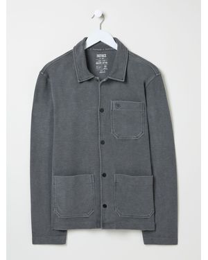 FatFace Fatface Lowe Lowe Loop Back Light Weight Jacket - Grey