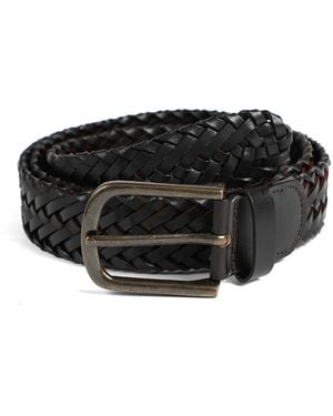 Jones Bootmaker Jones Bootmaker Vicente Leather Belt - Black
