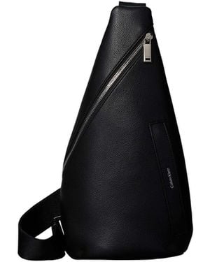 Calvin Klein Micro Pebble Sling Bag - Black