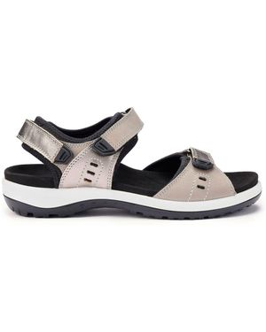 Hotter Extra Wide Fit Walk Ii Touch-Fastening Active Sandals - White