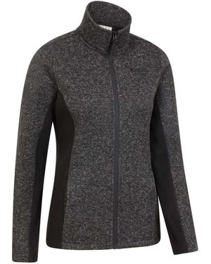 Mountain Warehouse Idris Paneled Fleece Jacket - Black